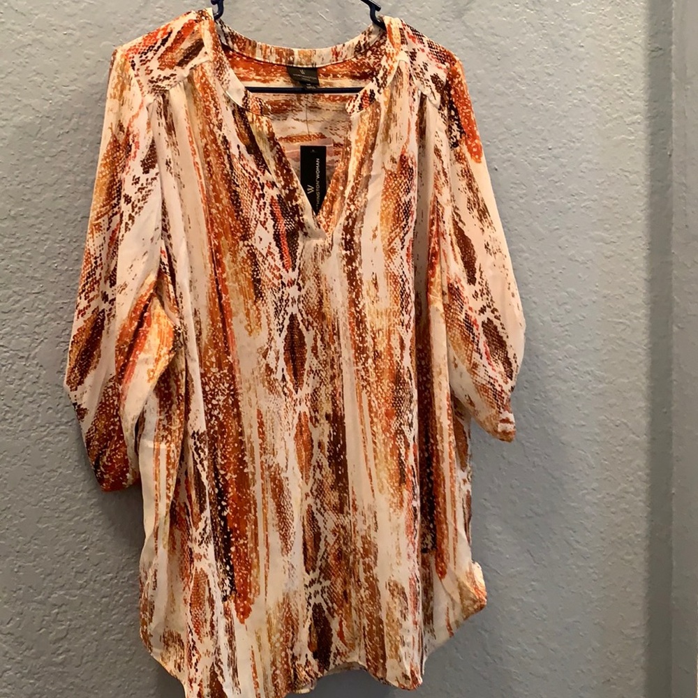 Worthington Woman’s  1x 3/4 sleeve blouse
